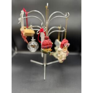 Red & White Assorted Ornament Lot